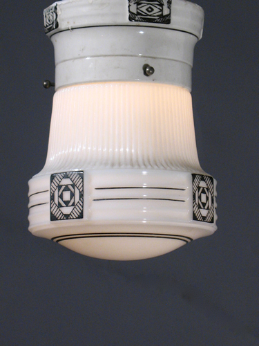 Art Deco Flush Fixture